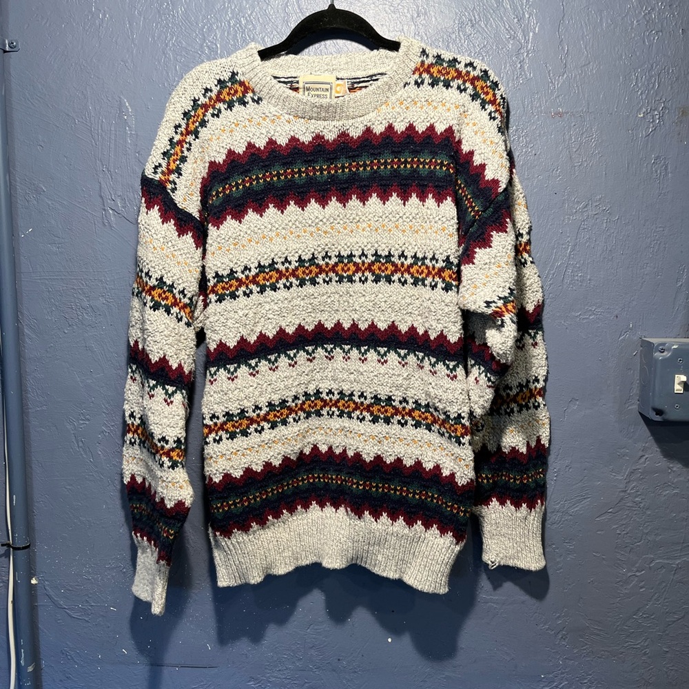Mountain express vintage sweater